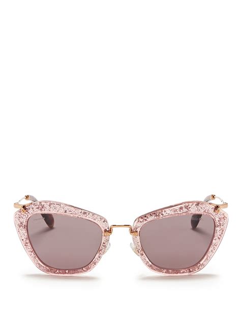 miu miu women sunglassaes with pink case nordstrom